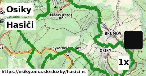 Hasiči, Osiky
