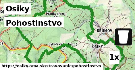 Pohostinstvo, Osiky