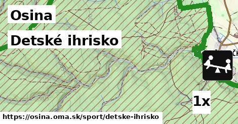 Detské ihrisko, Osina