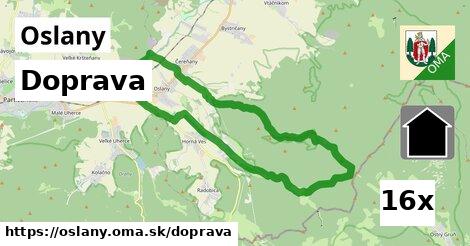 doprava v Oslany