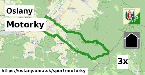 motorky v Oslany