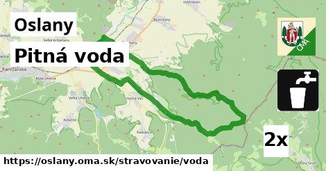 Pitná voda, Oslany