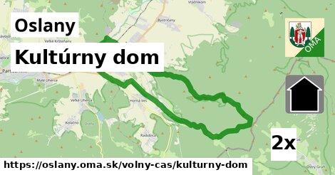 Kultúrny dom, Oslany