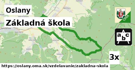 Základná škola, Oslany