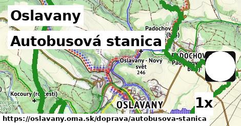 Autobusová stanica, Oslavany