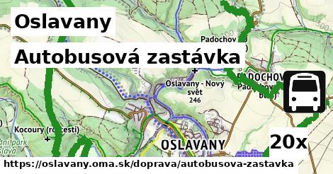 Autobusová zastávka, Oslavany