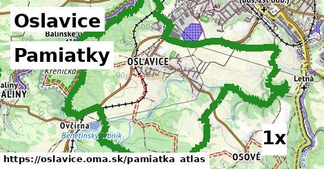 pamiatky v Oslavice