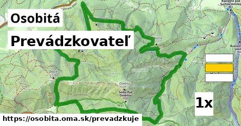 prevádzkovateľ v Osobitá