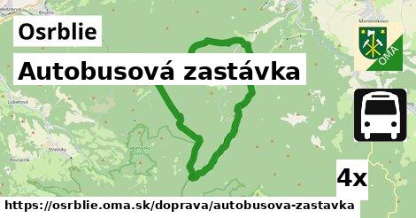 Autobusová zastávka, Osrblie