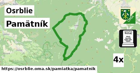 Pamätník, Osrblie