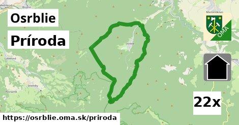 príroda v Osrblie