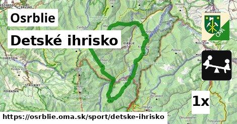 Detské ihrisko, Osrblie