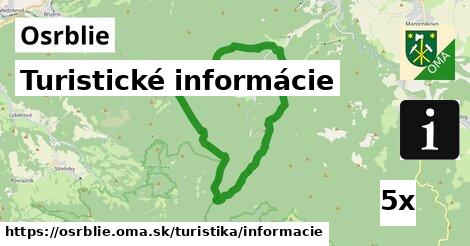 Turistické informácie, Osrblie