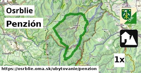 Penzión, Osrblie