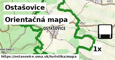 orientačná mapa v Ostašovice