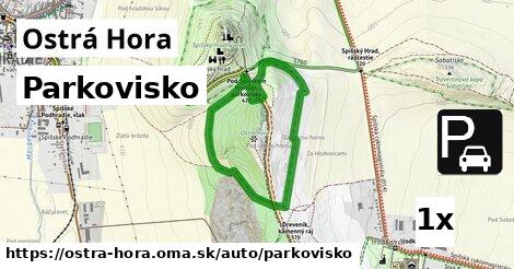 Parkovisko, Ostrá Hora