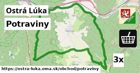 Potraviny, Ostrá Lúka