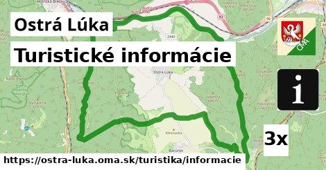 Turistické informácie, Ostrá Lúka