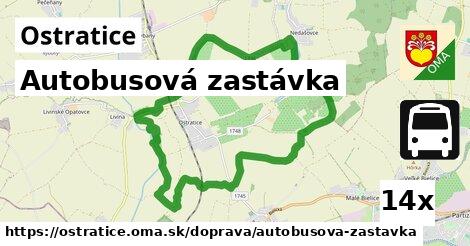 Autobusová zastávka, Ostratice