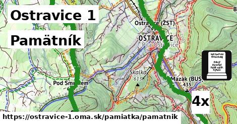 Pamätník, Ostravice 1