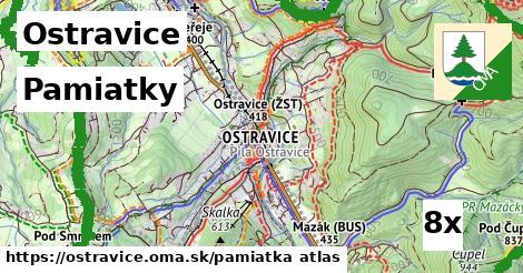 pamiatky v Ostravice