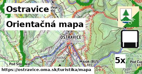 Orientačná mapa, Ostravice