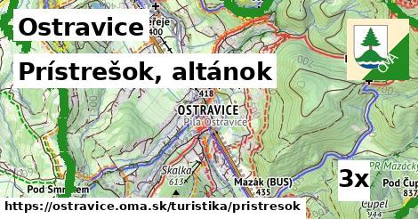 Prístrešok, altánok, Ostravice