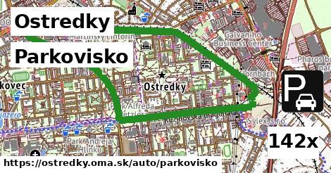 Parkovisko, Ostredky