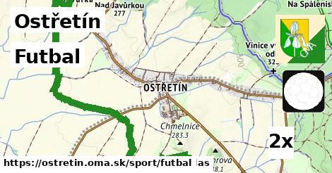 Futbal, Ostřetín