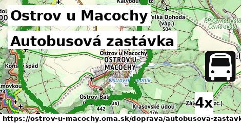 Autobusová zastávka, Ostrov u Macochy