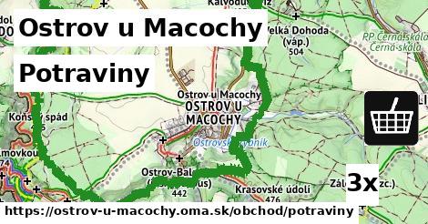 Potraviny, Ostrov u Macochy