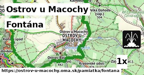 Fontána, Ostrov u Macochy