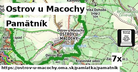 Pamätník, Ostrov u Macochy