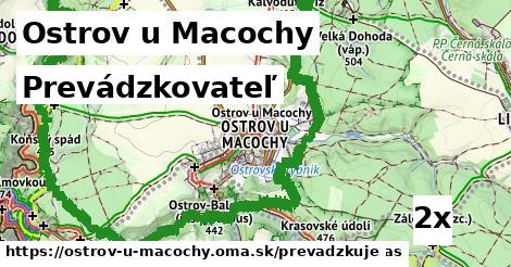 prevádzkovateľ v Ostrov u Macochy