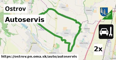 Autoservis, Ostrov, okres PN