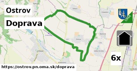 doprava v Ostrov, okres PN