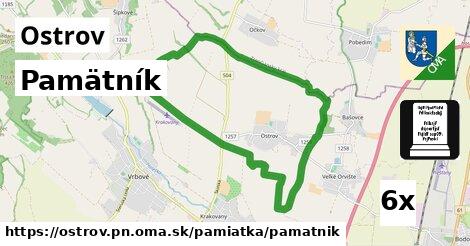 Pamätník, Ostrov, okres PN