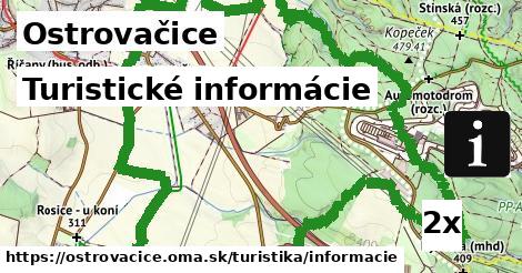 Turistické informácie, Ostrovačice