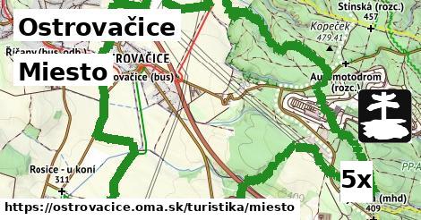 Miesto, Ostrovačice