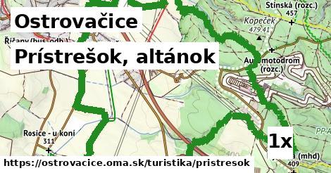 Prístrešok, altánok, Ostrovačice