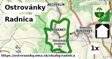 Radnica, Ostrovánky