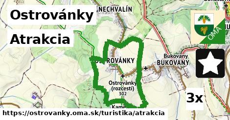 Atrakcia, Ostrovánky