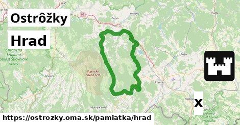 Hrad, Ostrôžky