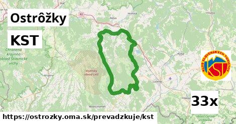 KST, Ostrôžky