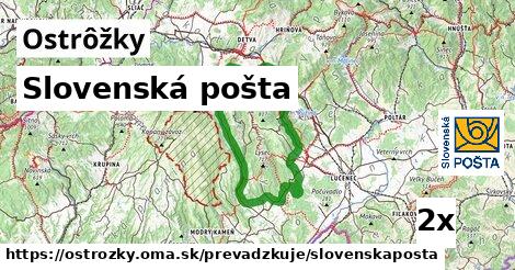 Slovenská pošta, Ostrôžky