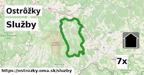 služby v Ostrôžky