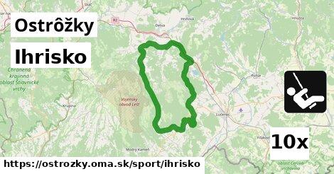 Ihrisko, Ostrôžky