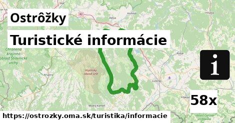 Turistické informácie, Ostrôžky