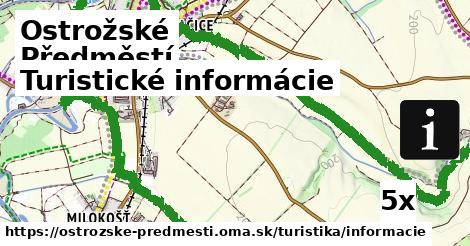 Turistické informácie, Ostrožské Předměstí