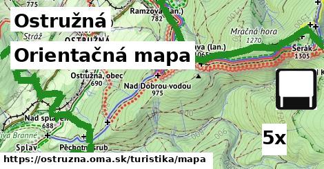 Orientačná mapa, Ostružná